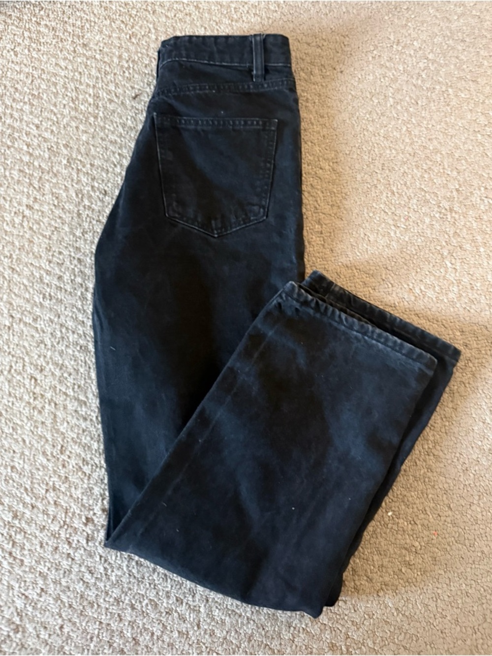 Zara Women's Straight Leg Jeans in Black